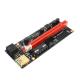 PCI-E Riser 1X  Extender PCI-E USB Riser 009S Dual 6Pin Adapter Card For BTC Miner