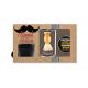 4pcs Mens Grooming Gift Sets Includes Shave Soap, Beard Brush, Shaving Foam Bowl, Shaving Brush Storage Rack