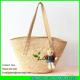 LUDA wholesale natural wheat straw beach bags