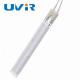 White Coating Twin Tube Infrared Lamps For Dry Equipment With Fast Heating
