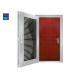 Fancy Exterior Stainless Steel Security Doors Wooden Steel Door