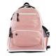 Rose Golden Shinny Fashion Sports Backpack With Embroidered Logo OEM/ODM