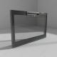 Aluminium Frameless Modular Kitchen Slab Cabinet Prefab Kitchenette Door