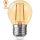 G45 amber led filament bulb 220-240V E27 2W filament led light bulbs
