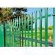 Various Heights Available Odm Steel Palisade Fencing Security Splayed Triple Spike