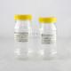 600ml Clear Plastic Cylinder Tubes , Yellow PP Material Screw Lid