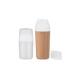 15ml/30ml Customized Color Airless Bottle with Two Tubes Skin Care Cosmetic PP Packaging UKA05