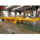 Yellow Color Terminal Trailer Double Axles Container Transport For Truck