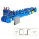 C 6m/Min Z Purlin Roll Forming Machine , Steel Channel Quick Change Cold Forming Machine