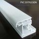 PVC Profile For Door And Windows Construction Machinery Engineering Custom Extruded Plastic Profiles