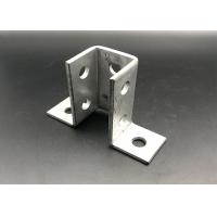 SS304 Wraparound Strut Angle Brackets 10mm Thickness For Seismic Bracing
