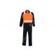 Orange Navy Reflective Safety Wear , Industrial Safety Clothing Australian Size / Design
