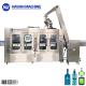 Automatic Glass Bottled Vodka Non Carbonated Drink 3 In 1 Filling Machine