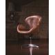 classical old style club leather swivel chair,#K620