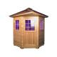 Outdoor 3 - 4 Person Cedar Dry Sauna Room OEM ODM Acceptable