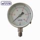 Dry 100mm Stainless Steel Pressure Gauge Bottom Connection For Furnace