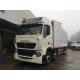8x4 Refrigerated Box Truck with closed FRP Sandwich Panels Container , Cargo Van Truck