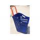 Hand Hold Plastic Grocery Basket , Easy Using Reusable Shopping Basket