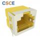 Female 8 Pin Shielded RJ45 Jack For Network Device