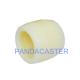 PA Nylon Pallet Jack Wheels Rollers 80*70mm 600Kg White / Faint yellow