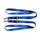 Polyester, Nylon, Silicone, Satin Sublimation Lanyard With D Hook And Safety Break Away Clip