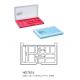 10 Colors Eyeshadow Makeup Case Rectangle Highlighting Face Contour Eyeshadow Palette Empty Case