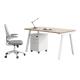 Office Furniture Combination Simple Modern 4 6 Artificial Seat Table Screen Card Seat