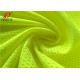 100% Polyester Fluorescent Mesh Fabric Safety Vest Fabric For Traffic Police Uniform Vest