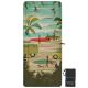 Customized Microfiber Embroidered Beach Towel For Sports Swimming Travel Yoga