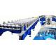 0.3 - 0.8mm PLC Steel Roof Panel Roll Forming Machine , Roofing Sheet Roll Former