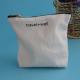 12oz Portable Cosmetic Zipper Bag Canvas Material Wear Resistant For Ladies