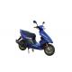 GY6 Engine Gas Motor Scooter , Blue Plastic Body Gas Scooters For Adults