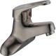 Classic Brushed Nickel Two Hole Mixer Taps , Single Lever Basin Faucet HN-5A08