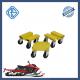 Gravity Mover Snowmobile Ski Dolly Set 3 Pcs Sled Steel Trolley