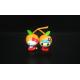 Orange Fruit Custom Plastic Toys Hard Figure Lovely For Promotion Gift