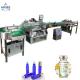 Cosmetics PLC Automatic Sticker Labeling Machine For Alcohol Whisky Bottle Wrap