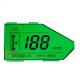 7 Segment Motorcycle Speedometer TN LCD Screen Transflective