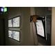 Advertising Magnetic Crystal LED Light Box Estate Agent Led Window Displays