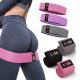 Pilates Custom Printed Fabric Resistance Bands Glute Gym Polyester Latex