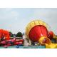 Large Swimming Pool Water Slides , Outdoor Commercial Fiberglass Funnel Water Slide