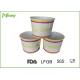 16oz Single Wall Ice Cream Paper Bowl for rice / sea food With Color Printed