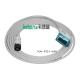 IBP adapter cable compatible for Fukuda Denshi monitor to Medex transducer