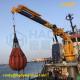 HAOYO 0.85t@ 31m Knuckle Boom Ship Deck Hydraulic Telescopic Boom Crane Price