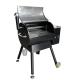High Pressure Protection Device Barrel Electric Wood Pellet Smoker Trolley BBQ Grill