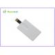 White Credit Card USB Storage Device Business and holiday gift for school / Student