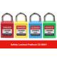 25mm Short Steel Master Key Safety Lockout Tagout with English PVC Luminous Tag