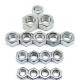 High Quality Hardware Fasteners Hex Head Nuts Of 4.8 Grade With Iron White Zinc