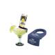 LFGB Branded Wine Accessories Blue CoronaRita Beer Bottle Holder Clip For Schooner Glass