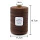 1kg Waxed Cord Sewing Thread 240 Colors for Leather 0.6mm 0.8mm 210dD Pattern Dyed