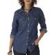                  Womens Denim Shirt Long Sleeve Button Down with Pockets Blouses             
